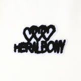【HEART】 Embroidered Smooth Pullover　Off-White