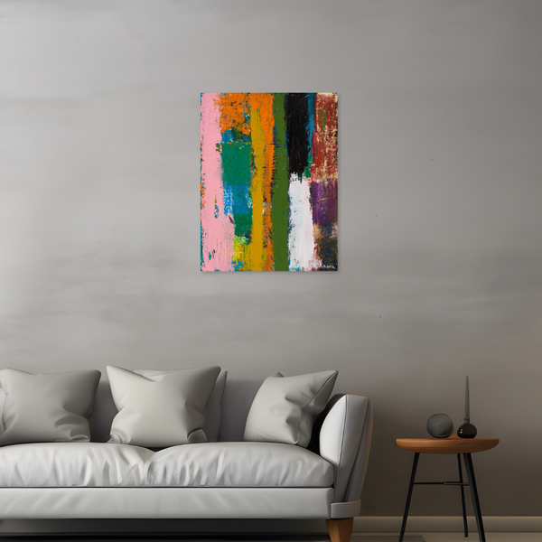 "Cycling Road III" original artwork
