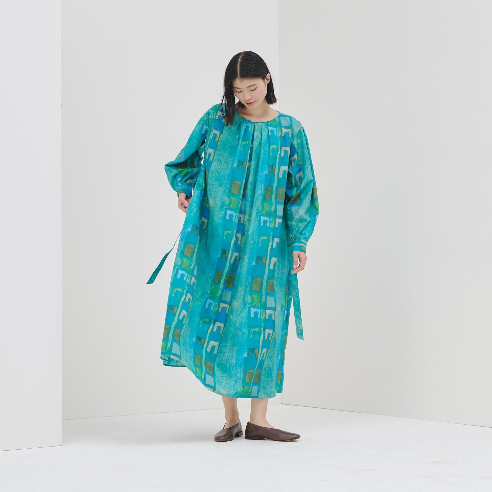 予約商品｜2月下旬お届け】クルーネックワンピース「双竹」 – HERALBONY