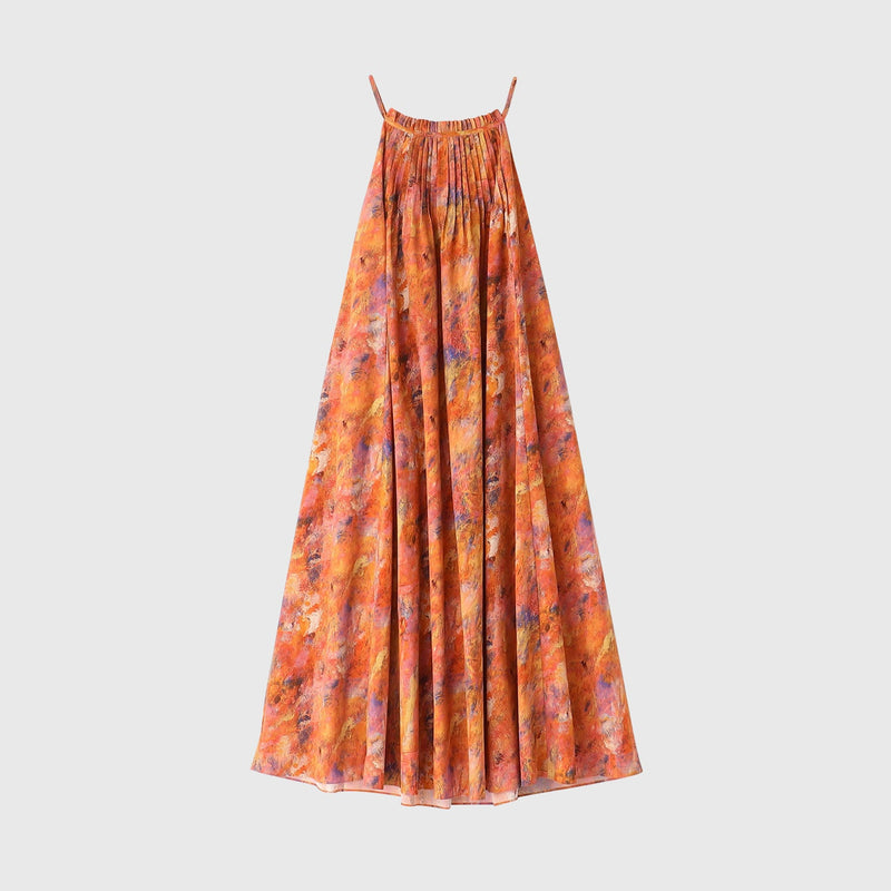 ピンタックキャミソールワンピース「花火2」｜西村 円のアート｜HERALBONY
