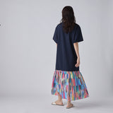 カットソーコンビティアードワンピ「Scratch Works Yay!Yay! 2023 AOZORA」