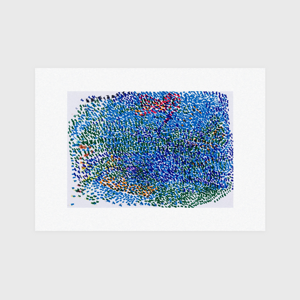 Art d'intérieur « (Sans titre) (Bleu) »