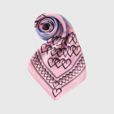 【予約商品｜10月上旬お届け】【HEART】Easy Care Scarf　Pink