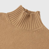 【HEART】 Bicolor Knit Pullover　Beige