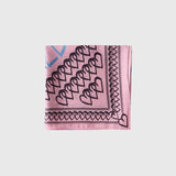【予約商品｜10月上旬お届け】【HEART】Easy Care Scarf　Pink