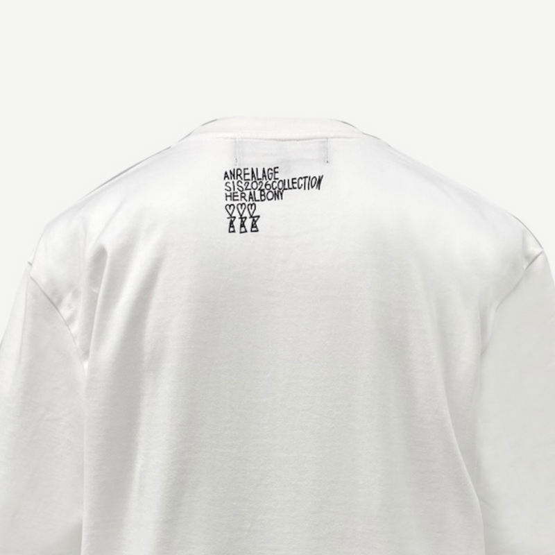 【予約商品｜3月下旬お届け】ANREALAGE×HERALBONY T-SHIRT