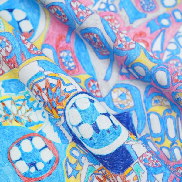 ￥【予約商品｜3月下旬お届け】ANREALAGE×HERALBONY BALL SHIRT「ナンバーザウルスの地図」K.Uchiyama