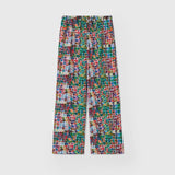 ￥【予約商品｜3月中旬お届け】サテンパンツ「キクの花」Miatsushi Yogo