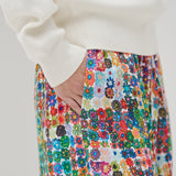 ￥【予約商品｜3月中旬お届け】サテンパンツ「キクの花」Miatsushi Yogo