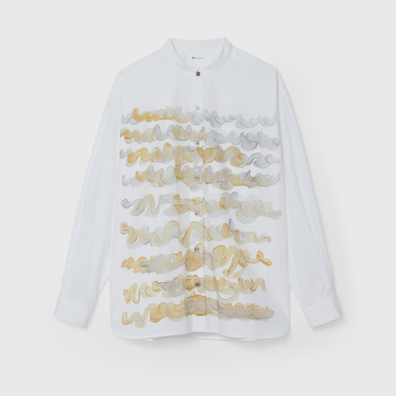 【予約商品｜12月下旬お届け】バンドカラーシャツ「kin-mm2024」