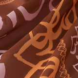 【予約商品｜10月上旬お届け】【HEART】Easy Care Scarf　 Mocha