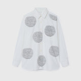 レギュラーカラーシャツ「marina-moji003」