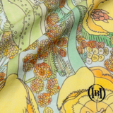 [In-store exclusive] Silk blend bandana "Mimosa"