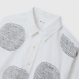 レギュラーカラーシャツ「marina-moji003」