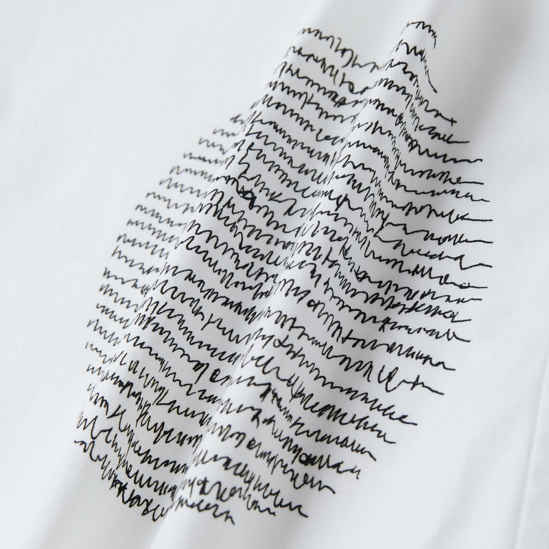 レギュラーカラーシャツ「marina-moji003」