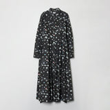 ￥【予約商品｜4月中旬お届け】フレアスカートワンピース「（無題）（丸）」Sanae Sasaki