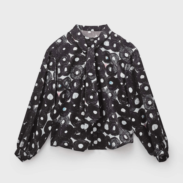 [新品・未着用] HEARALBONYボウタイブラウス Kuromaru Bowtie Blouse Kuromaru – HERALBONY