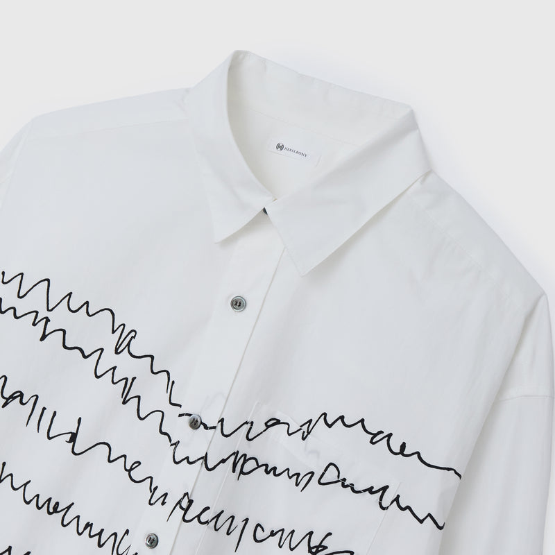 レギュラーカラーシャツ「heart-mm2024」