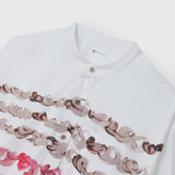 【予約商品｜12月下旬お届け】バンドカラーシャツ「brown brush-mm2025」