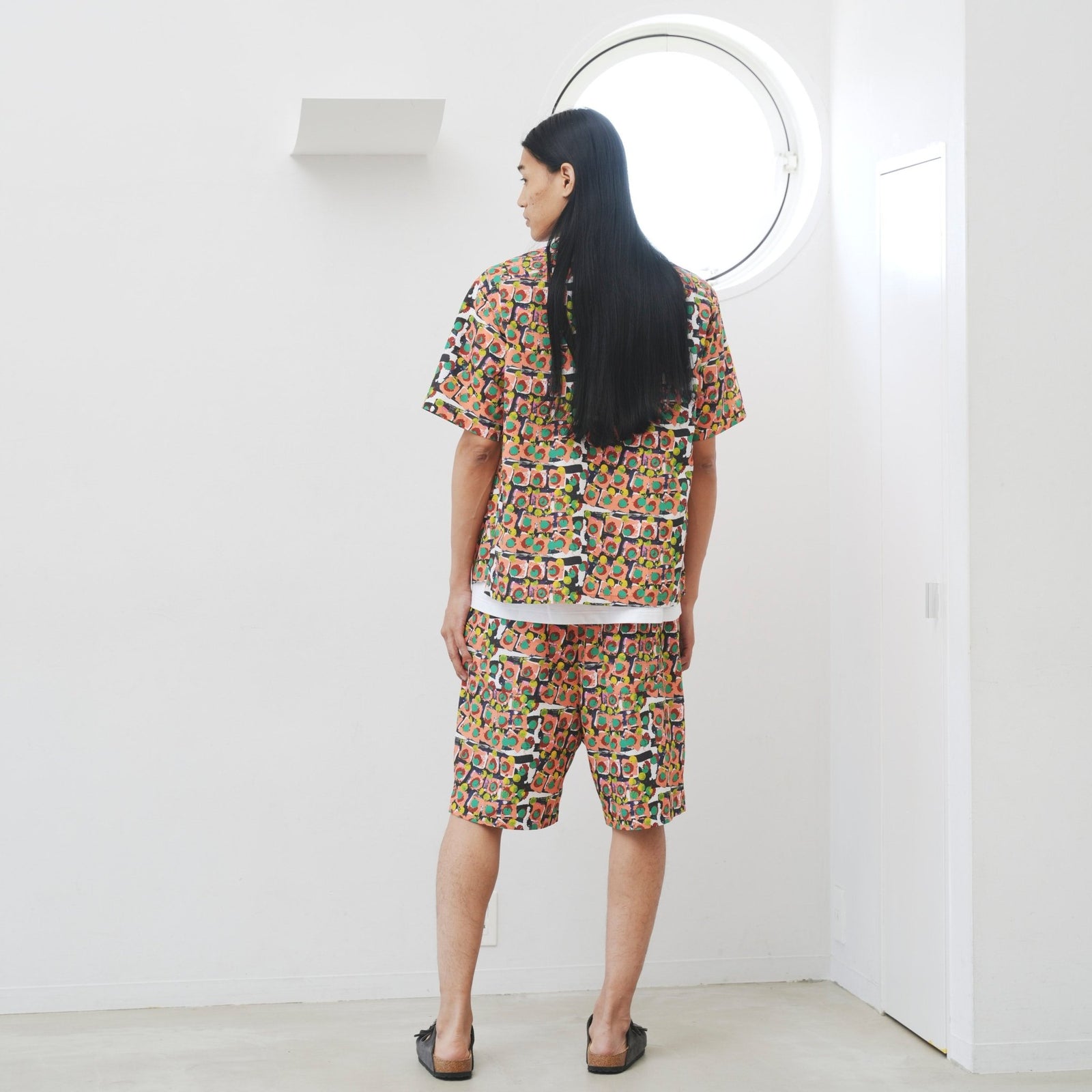HERALBONY リラックスハーフパンツ「（無題）（丸）」 リラックスハーフパンツ 「タイトル不明」 – HERALBONY