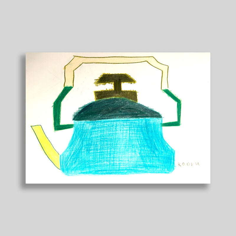 ￥「やかん（6）」原画作品Kaoru Iga