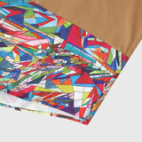 T-shirt à poche imprimée "Origami"
