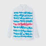 レギュラーカラーシャツ「blue brush-mm2025」