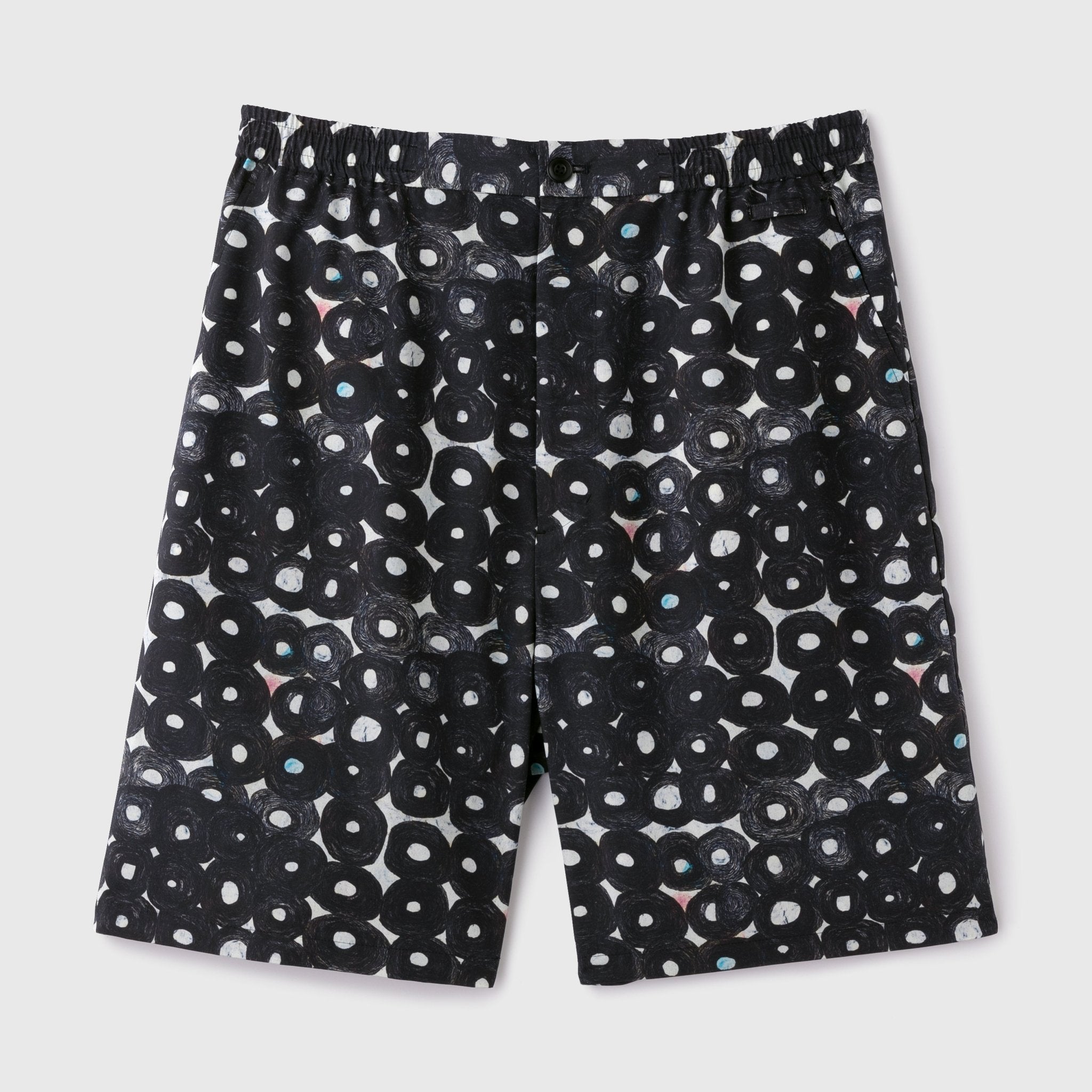 【美品】HERALBONY へラルボニー リラックスハーフパンツ「海」 美品】HERALBONY へラルボニー リラックスハーフパンツ「海