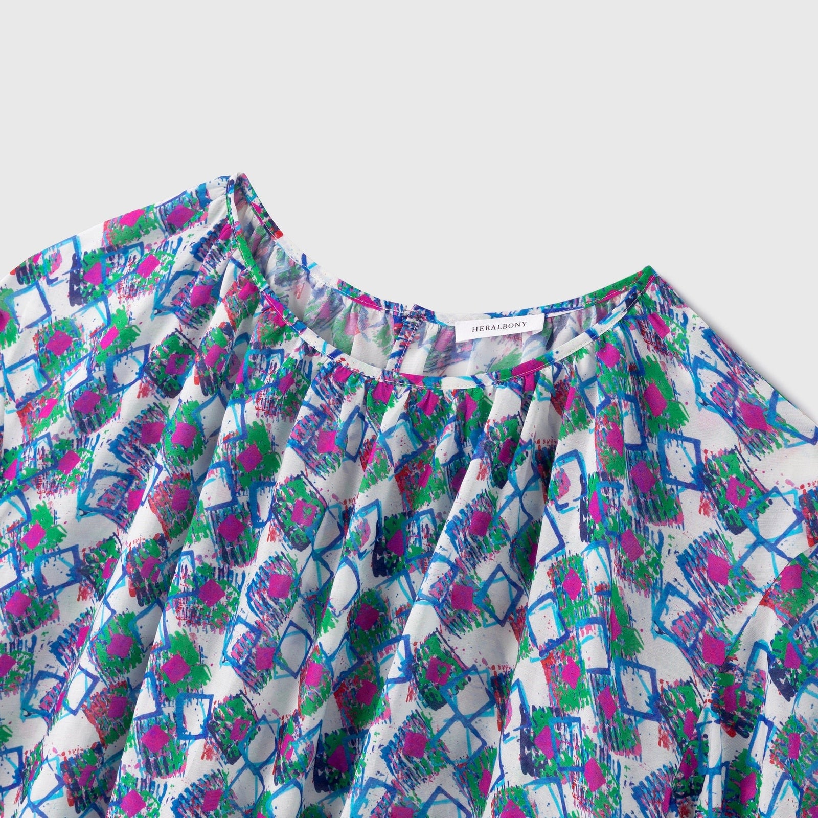 ヘラルボニー　シフォンブラウス シフォンブラウス「タイトル不明」 – HERALBONY