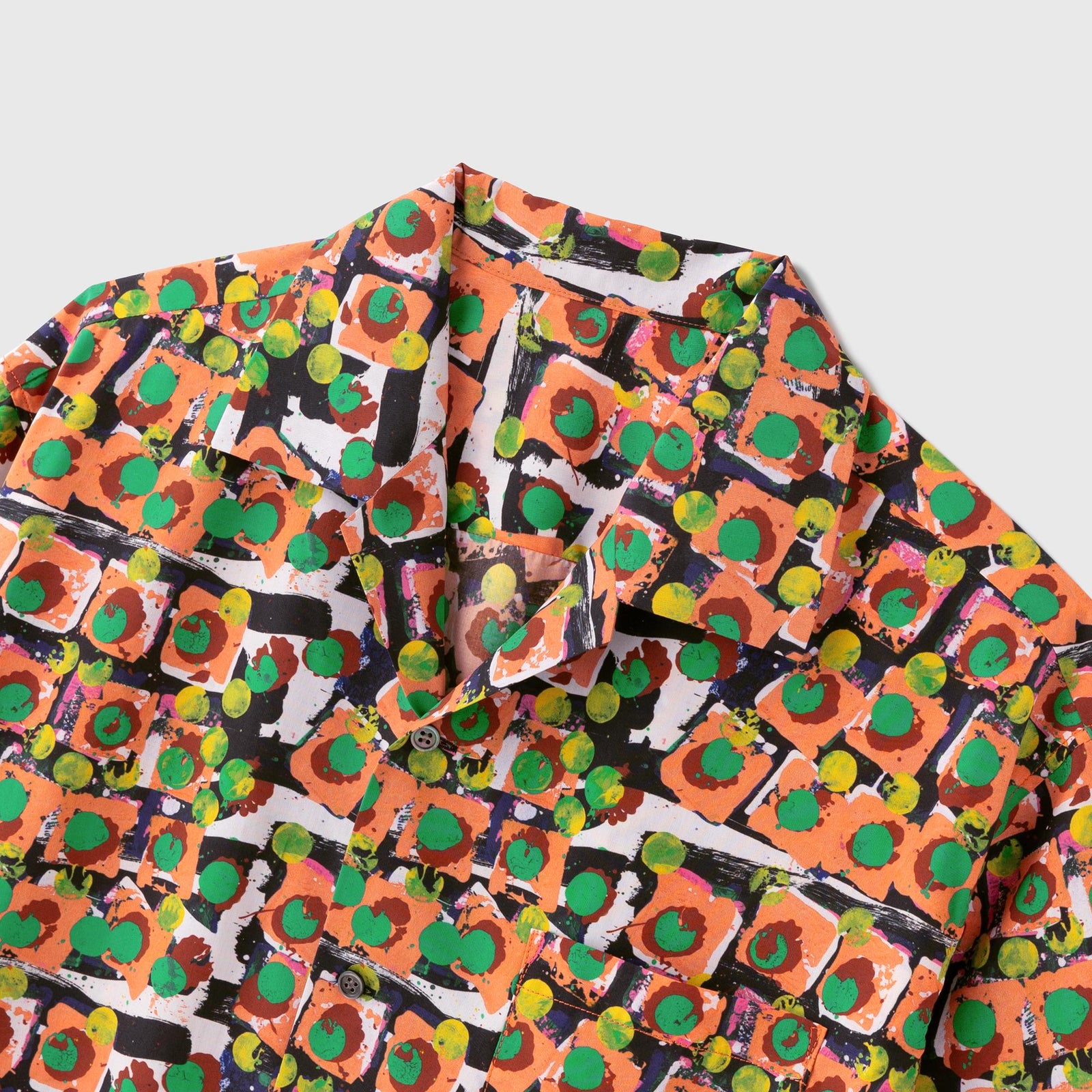 新品ヘラルボニー　オープンカラーシャツ　新品未使用　free オープンカラーシャツ「（無題）（丸）」 – HERALBONY