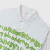 レギュラーカラーシャツ「green brush-mm2025」