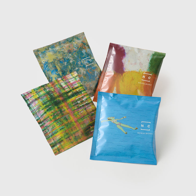 ［ Nagasawa COFFEE×HERALBONY ］ ドリップバッグコーヒー4個×コースター2個セット（Set A）