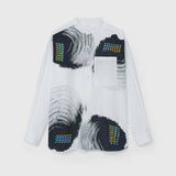 バンドカラーシャツ「タイトル不明」