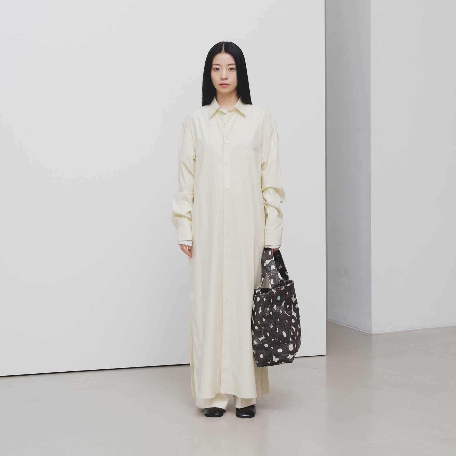 ヘラルボニー　2way トートバッグ（無題）（丸）Sanae Sasaki　大 ヘラルボニー 2way トートバッグ（無題）（丸）Sanae Sasaki 大