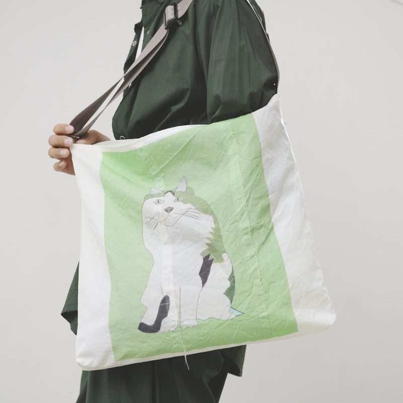 ￥【予約商品｜7月上旬お届け】エアバッグトート「ノルウェジアンフォレストキャット」Yasuhiro Kobayashi