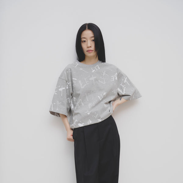 ￥【予約商品｜7月上旬お届け】アートグラフィックTシャツ「無題（let it be）」Sayaka Sanpei
