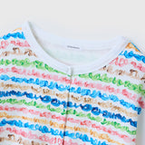 ￥【予約商品｜8月末〜9月上旬お届け】コットンカーディガン「colorful brush1 - mm2025」marina