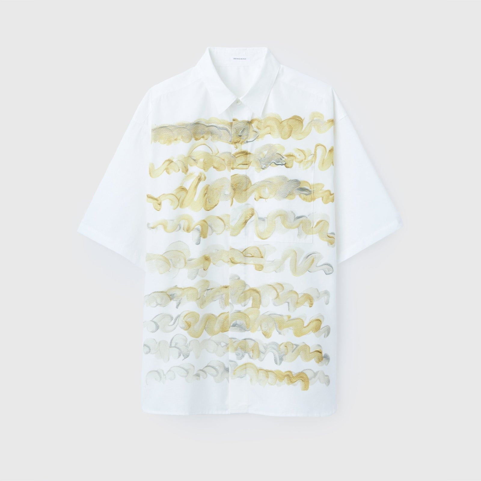 HERALBONY アート柄シャツ HERALBONY ISAIシャツ（ブラック）/ アートピース1枚付き