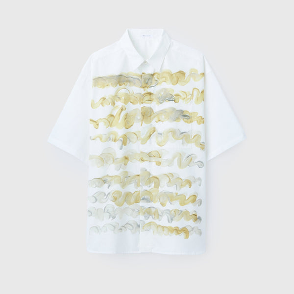 予約商品｜8月末〜9月上旬お届け】アートパネル半袖シャツ「kin