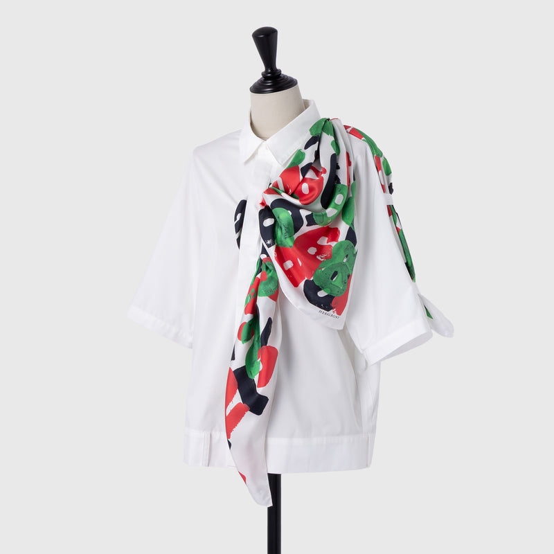 Silk scarf "Title Unknown"