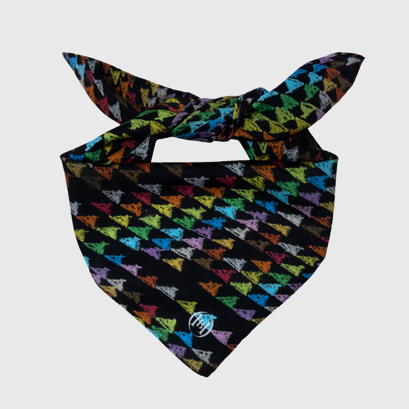 シルク混バンダナ「ウゴケ！サンカク」