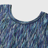 ￥【予約商品｜9月下旬お届け】Color Stripe Long Tank Top (Art-Inspired)「夜景」Kaoru Iga