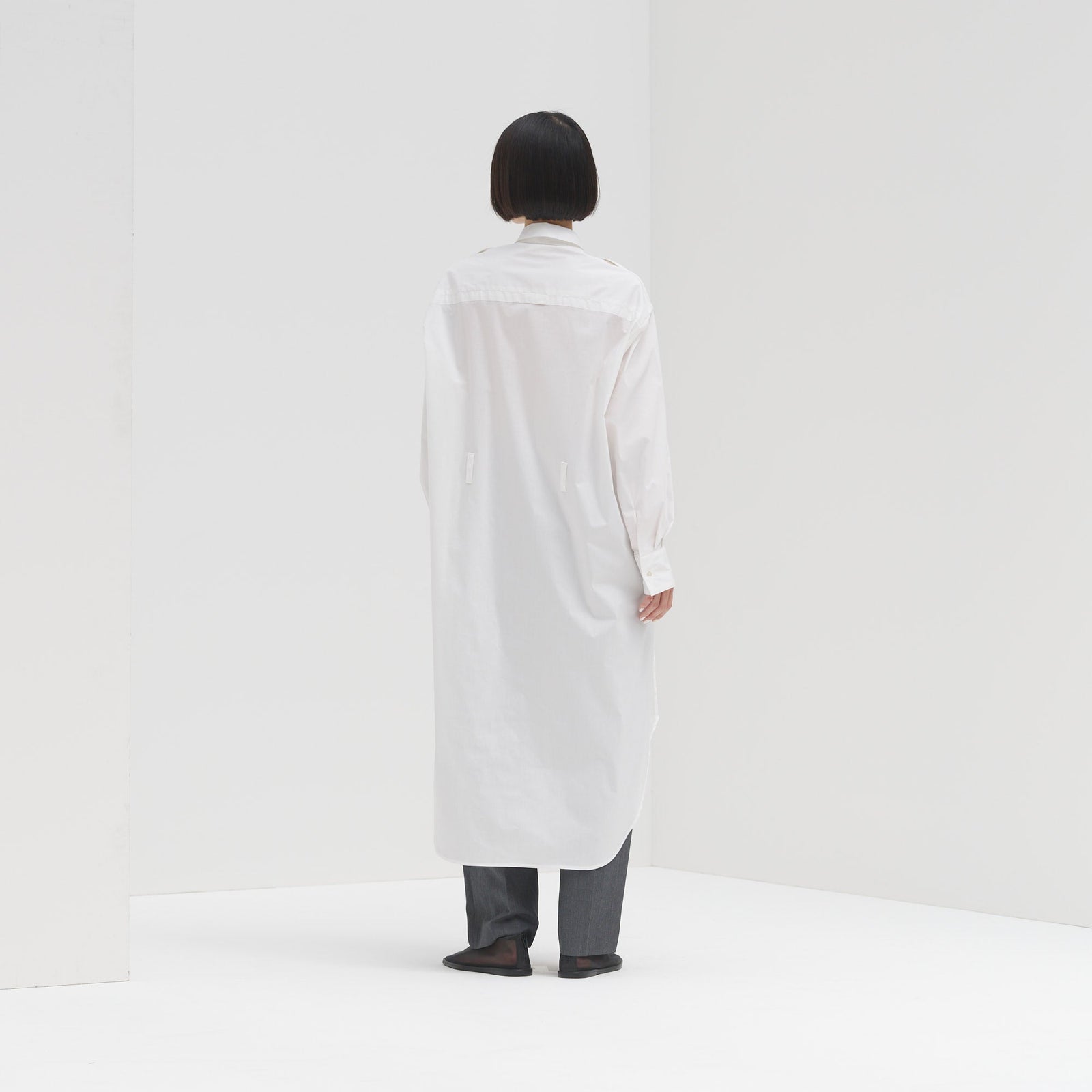 スカーフループ付きシャツワンピース – HERALBONY