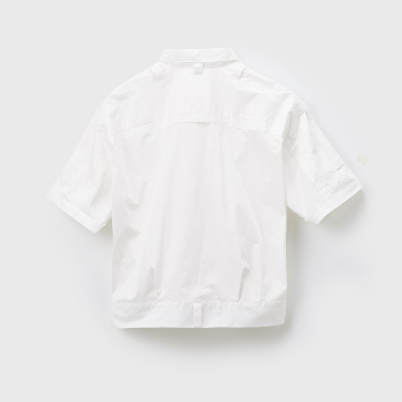 ￥【予約商品｜9月中旬お届け】スカーフループ付きショートシャツHERALBONY