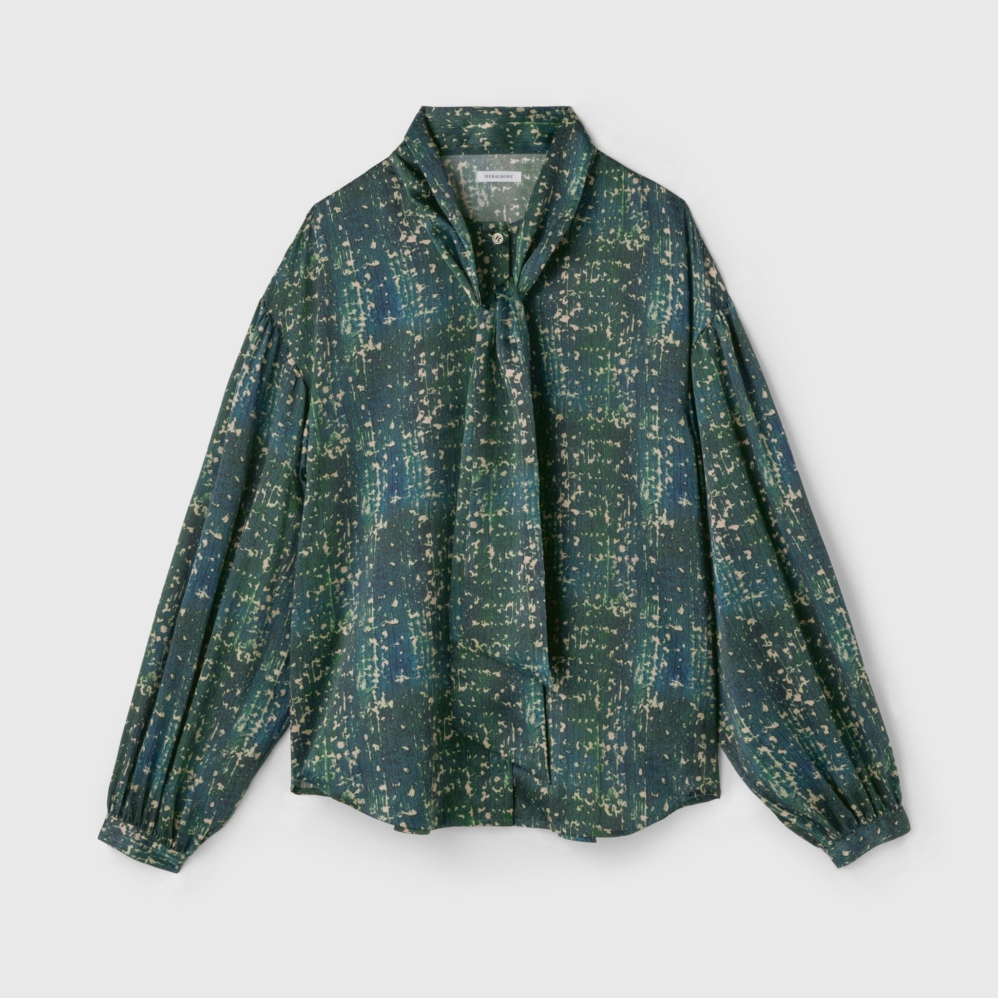 サテンボウタイブラウス「（無題）（丸）」 – HERALBONY