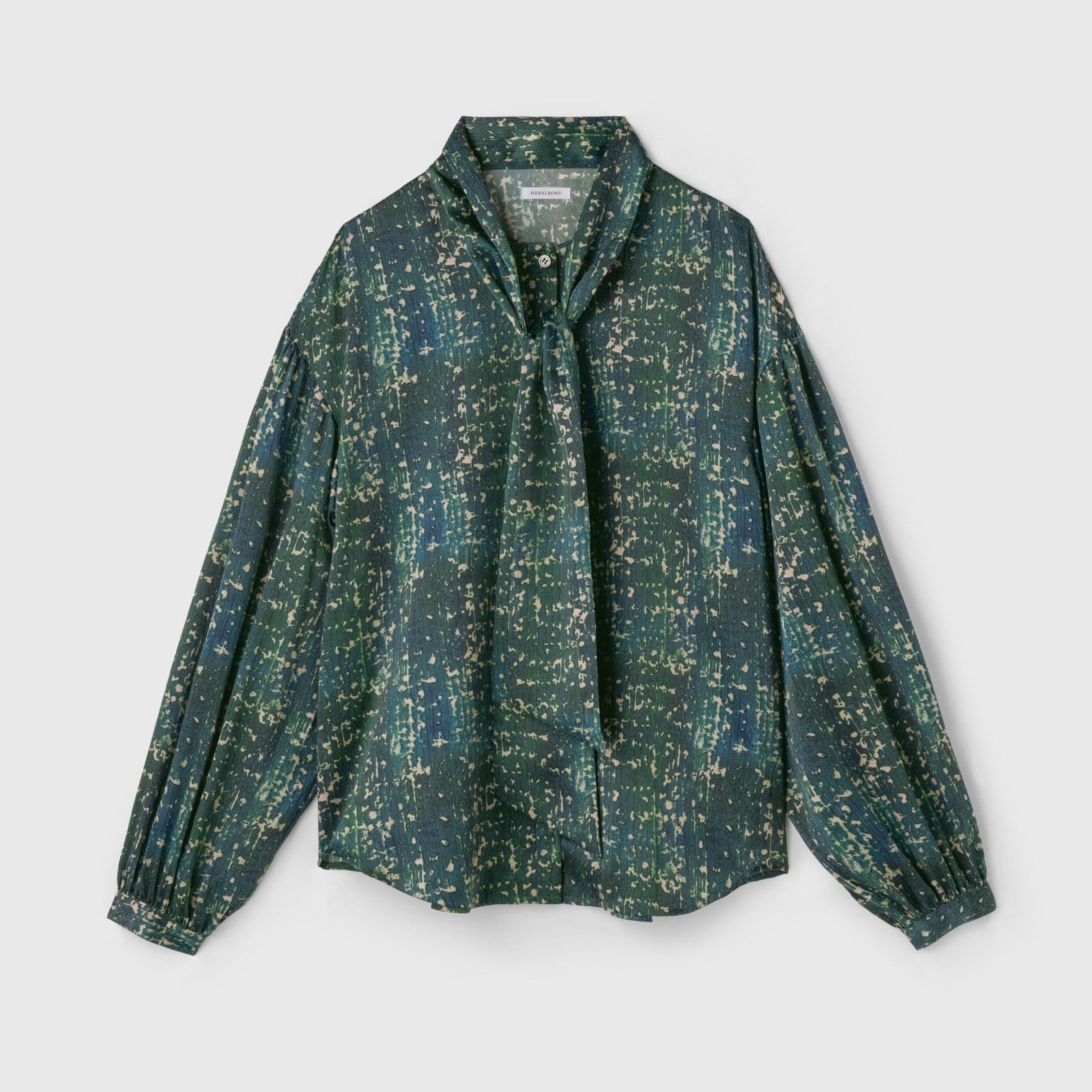 サテンボウタイブラウス「こもれび」 – HERALBONY