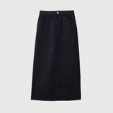 デニムスカート（ブラック）「heart-mm2024」