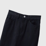 デニムスカート（ブラック）「heart-mm2024」