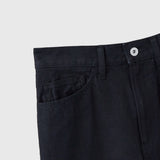 デニムスカート（ブラック）「heart-mm2024」