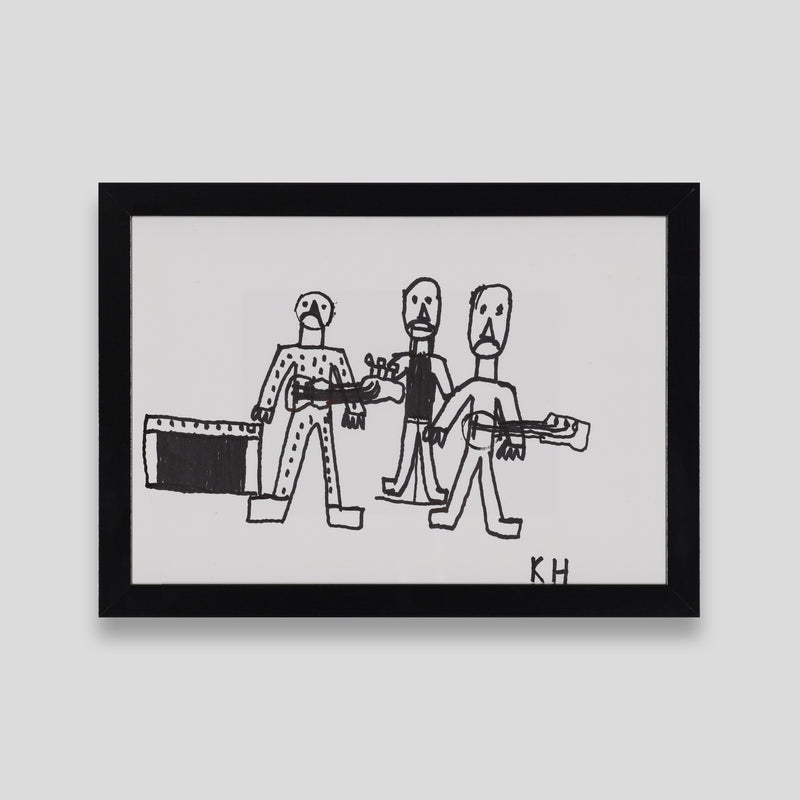 "Thinking Gorilla" original artwork